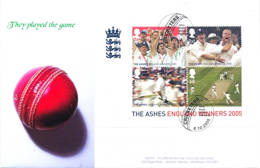 2005 (10) Ashes M/S - GB Covers Official