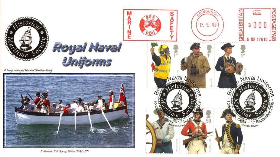 2009 (09) Royal Naval Uniforms - Sheridan Official + Marine Safety Meter Mark