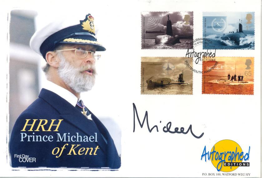2001 (04) Submarines - Westminster Autographed Editions Official - Signed by HRH Prince Michael of Kent