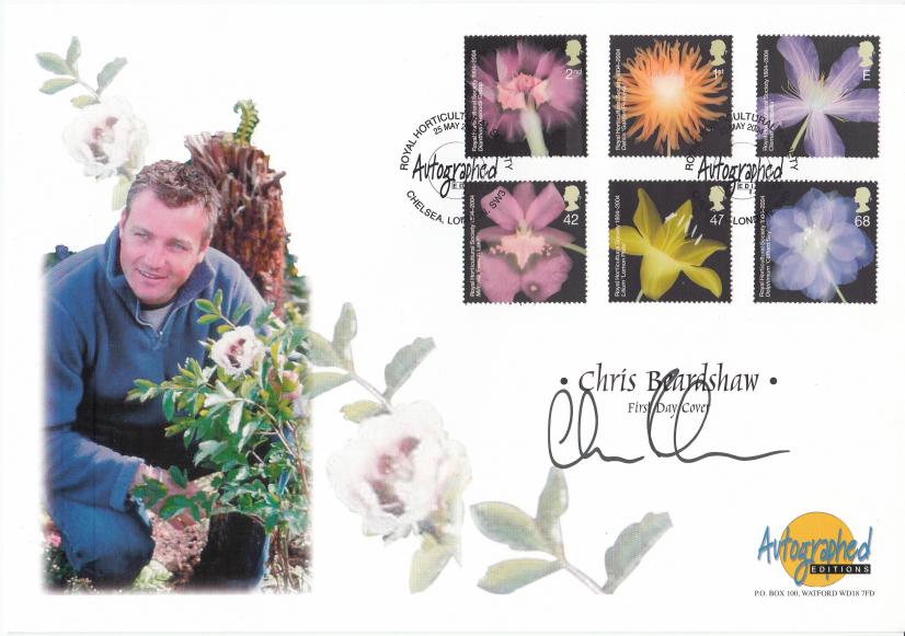 2004 (05) Royal Horticultural Society (Stamps) - Westminster Autographed Editions Official - Signed by Chris Beardshaw