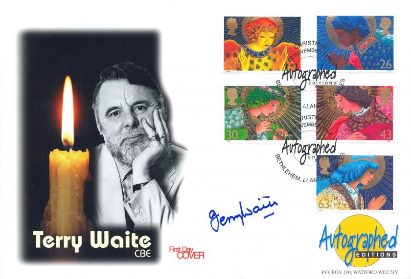 1998 (11) Christmas - Westminster Autographed Editions Official - Signed by Terry Waite