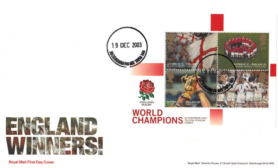 2003 (12) Rugby Winners M/S - RM - Buckingham Palace CDS