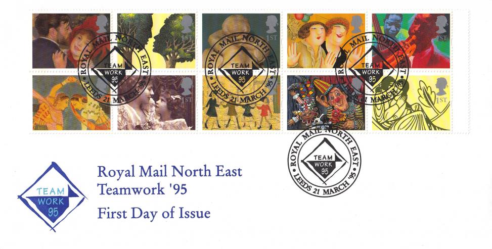 1995 (03) Greetings - Royal Mail North East 'Teamwork' Official