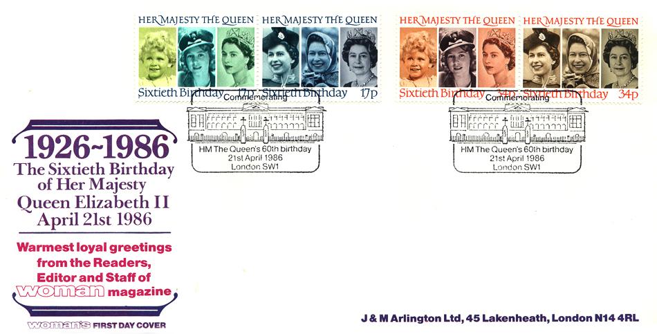 1986 (04) Queen's 60th Birthday - Arlington (Women Magazine) Official