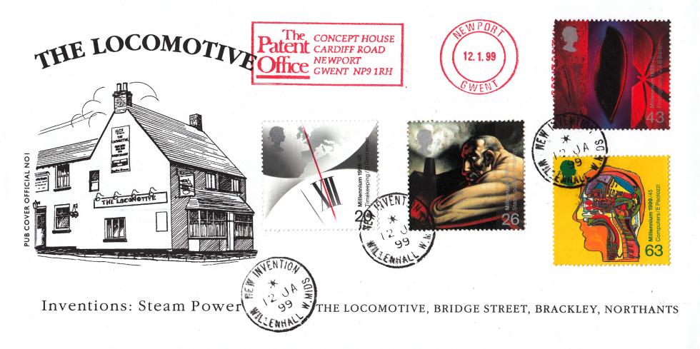 1999 (01) Inventors - Brazier 'Pub' Official - New Invention CDS - The Patent Office Meter Mark