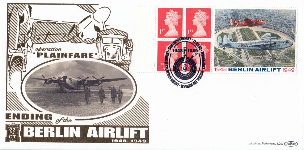 1999 (05) Berlin Airlift Label - Benham Gold (500) Official
