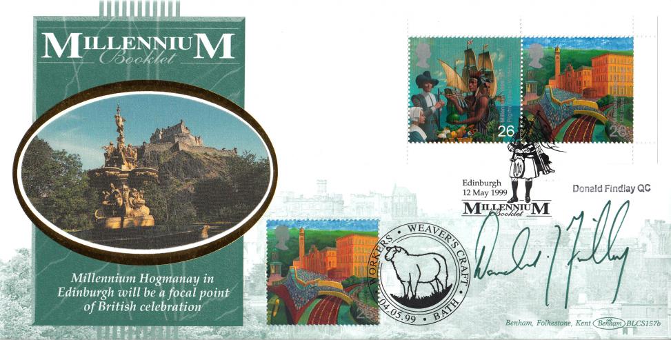 1999 (05) Millennium Booklet - Benham BLCS 157 Official - Signed by Donald Findlay