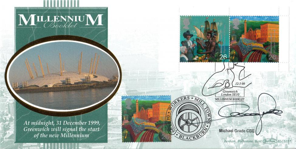 1999 (05) Millennium Booklet - Benham BLCS 157 Official - Signed by Michael Grade