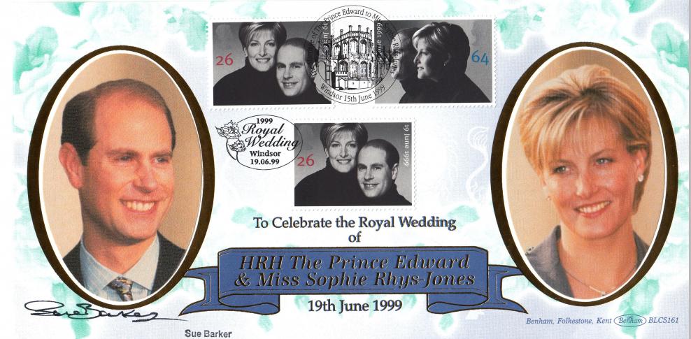 1999 (06) Wedding - Benham BLCS 161 Official - Signed by Sue Barker