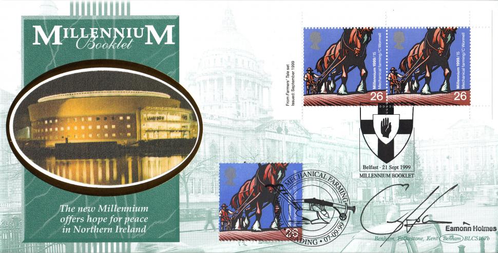 1999 (09) Millennium Booklet - Benham BLCS 167 Official - Signed by Eamonn Holmes