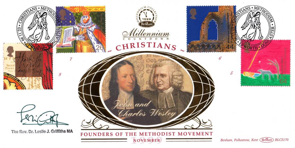 1999 (11) Christians - Benham BLCS 170 Official - Signed by Rev. Dr. Leslie J. Griffiths