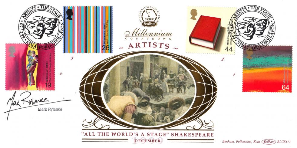 1999 (12) Artists - Benham BLCS 171 Official - Signed by Mark Rylance