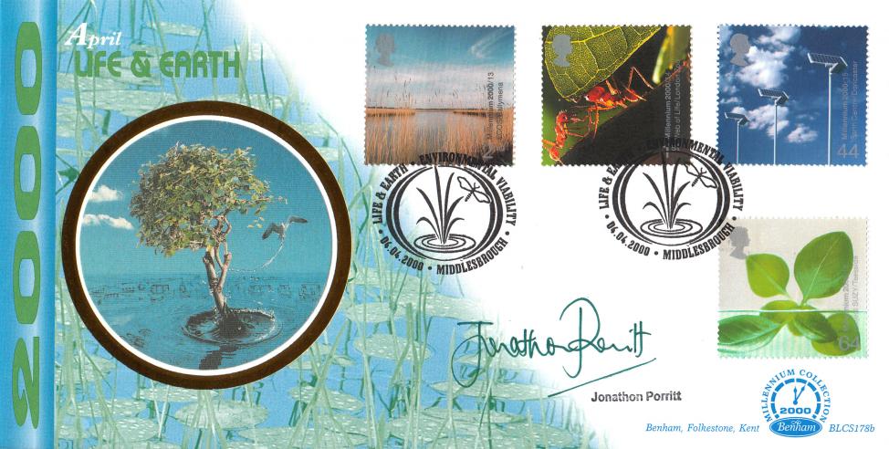 2000 (04) Life and Earth - Benham BLCS 178 Official - Signed by Jonathon Porritt