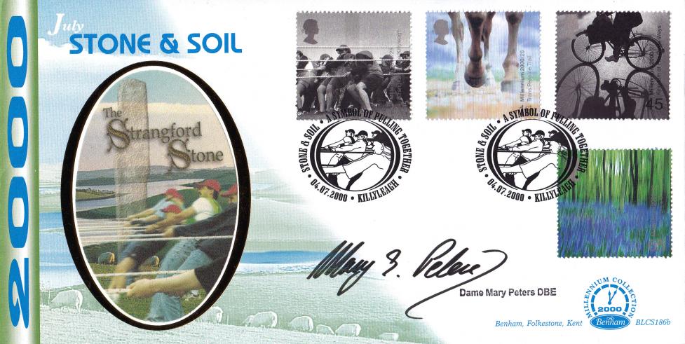 2000 (07) Stone & Soil - Benham BLCS 186 Official - Signed by Dame Mary Peters