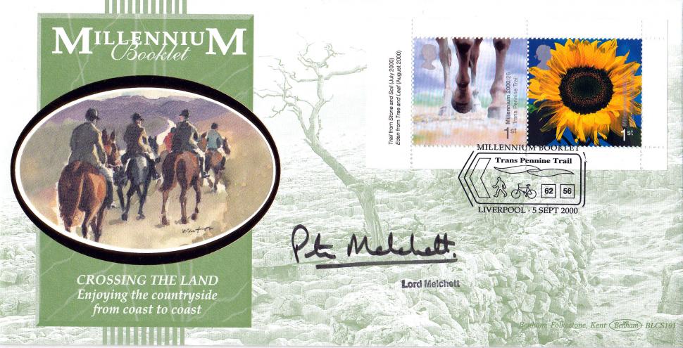 2000 (09) Millenium Retail Booklet - Benham BLCS 191 Official - Signed by the late Lord Melchett