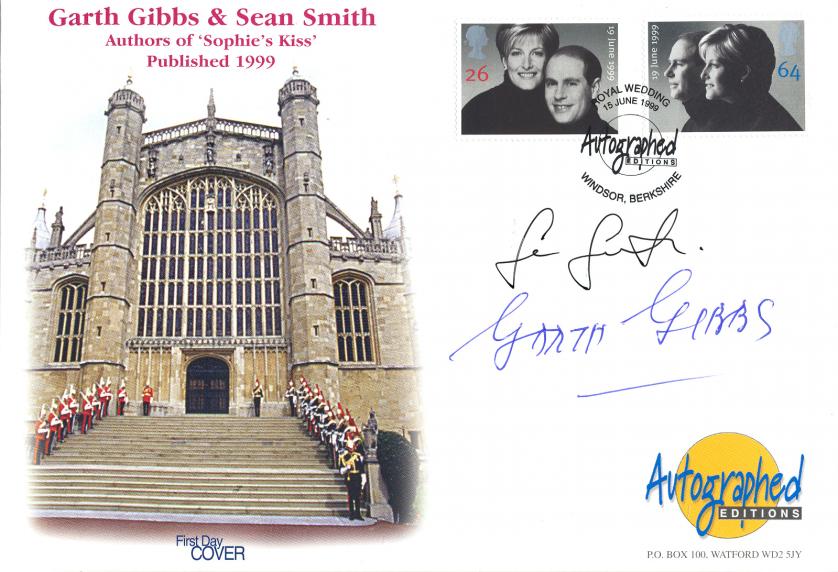1999 (06) Wedding - Westminster Autographed Editions Official - Double Signed by Garth Gibbs & Sean Smith