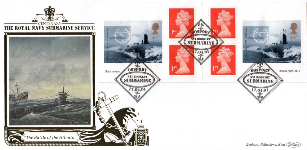 2001 (04) Submarines NVI Retail Book - Benham Gold (500) Official