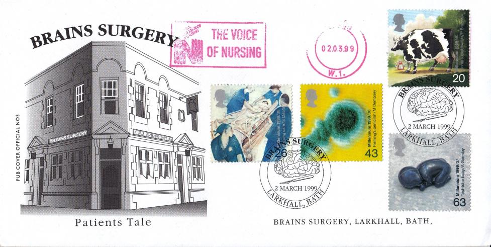 1999 (03) Patients - Brazier 'Pub' Official + The Voice of Nursing Meter Mark