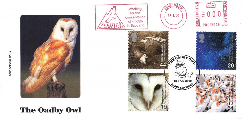 2000 (01) Above and Beyond - Brazier 'Pub' Official + Scottish Wildlife Trust Meter Mark