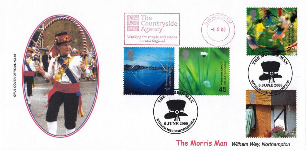 2000 (06) People & Place - Brazier 'Pub' Official + The Countryside Agency Meter Mark