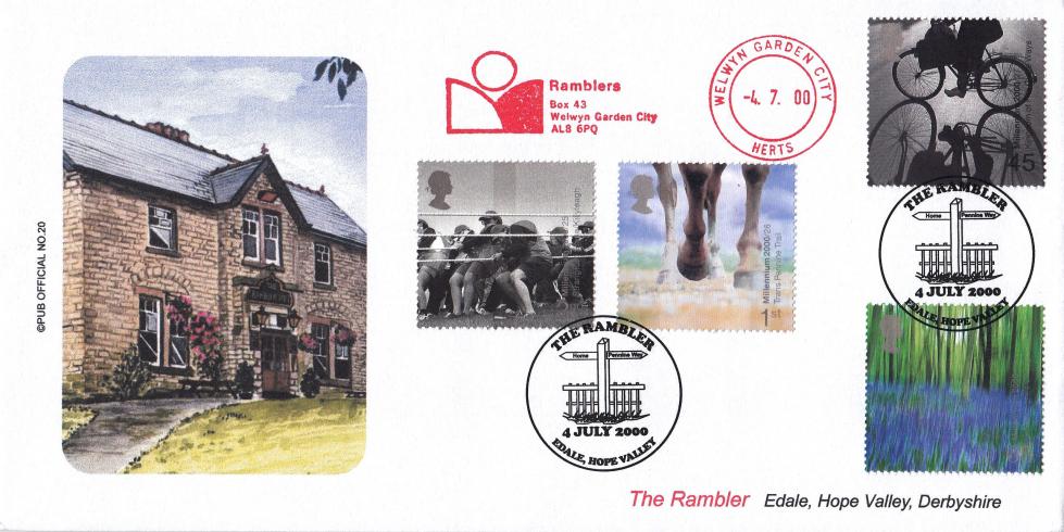 2000 (07) Stone & Soil - Brazier 'Pub' Official + The Ramblers Association Meter Mark
