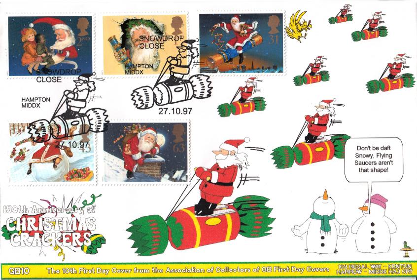 1997 (10) Christmas - GBFDC (Old Style) Official