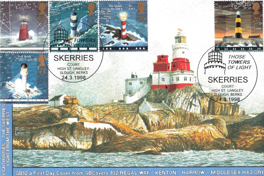 1998 (03) Lighthouses - GBFDC (Old Style) Official
