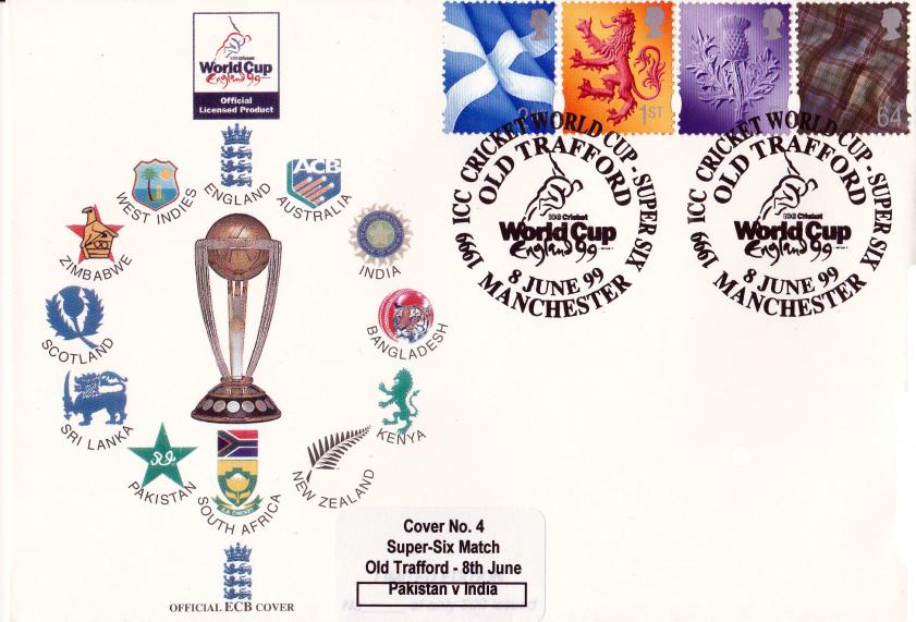 1999 (06) Scottish Pictorial Regionals - SP ICC Cricket World Cup Official