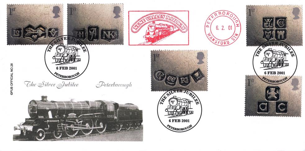2001 (02) Occasions - Brazier 'Pub' Official + Nene Valley Railway Meter Mark