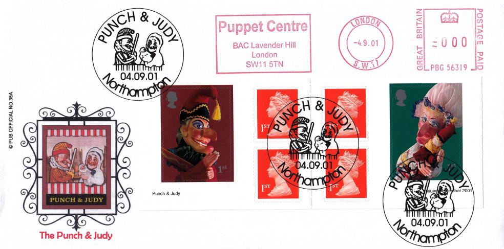 2001 (09) Puppets NVI Retail Book - Brazier 'Pub' Official + Puppet Centre Meter Mark