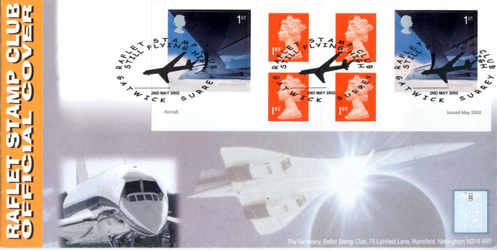 2002 (05) Airliners (NVI Book) - RAFlet Stamp Club Official
