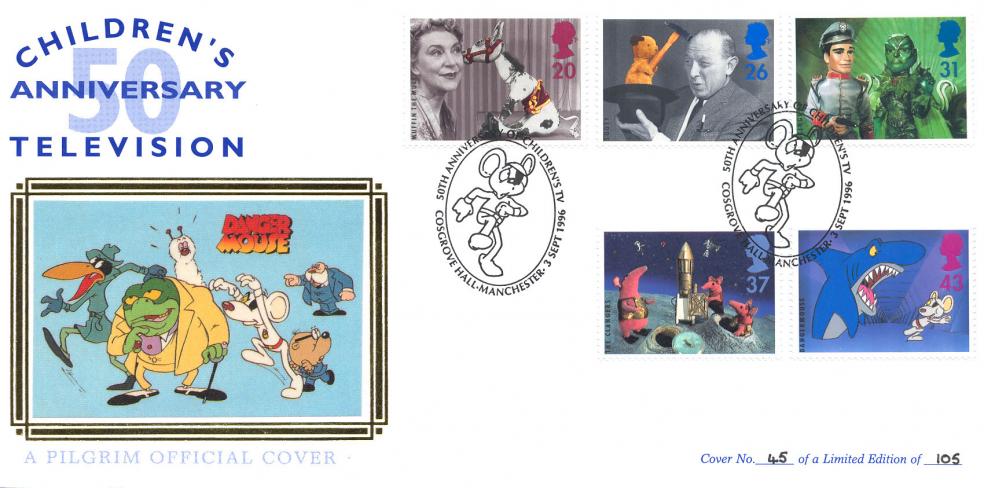 1996 (09) Children's TV - Pilgrim (Danger Mouse - Cosgrove Hall) Official