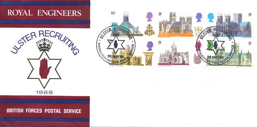 1969 (05) Cathedrals - Forces Royal Engineers Ulster Recruiting Official