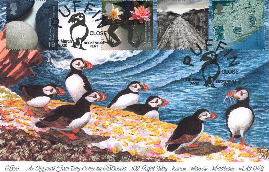 2000 (03) Water and Coast - GB Covers (Derek Williams) GB Official