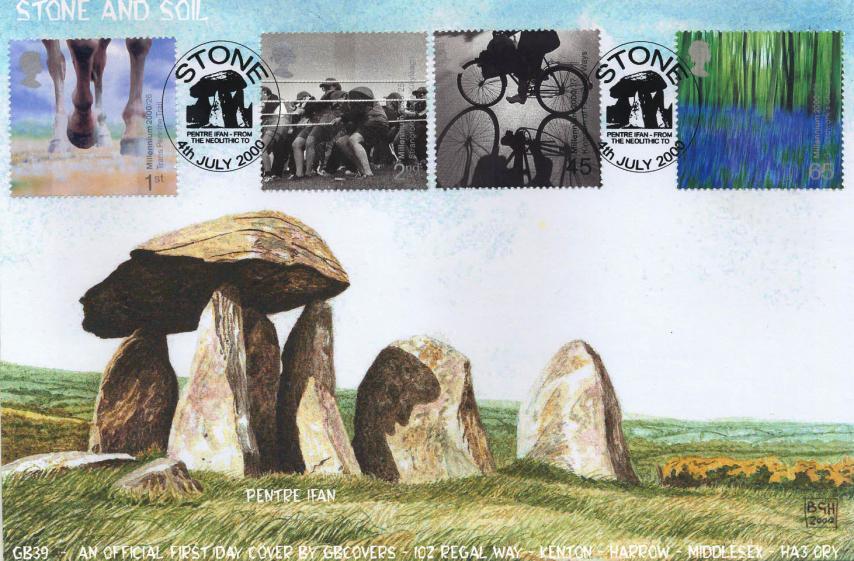 2000 (07) Stone & Soil - GB Covers (Derek Williams) GB Official