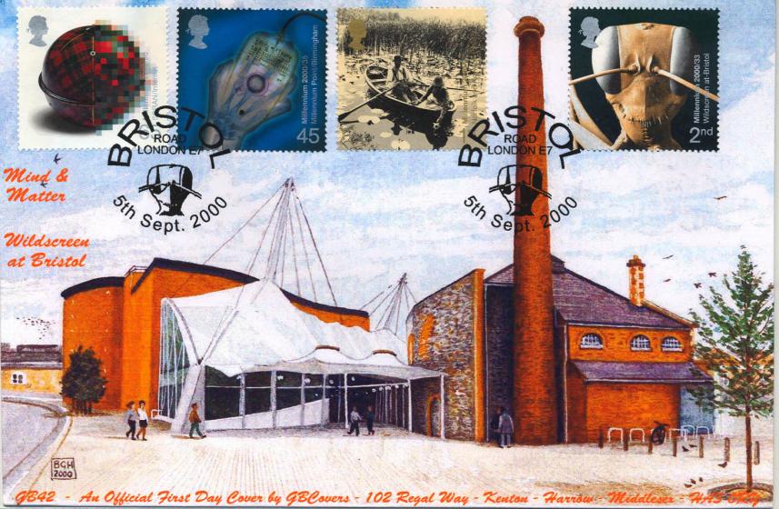 2000 (09) Mind & Matter - GB Covers (Derek Williams) GB Official
