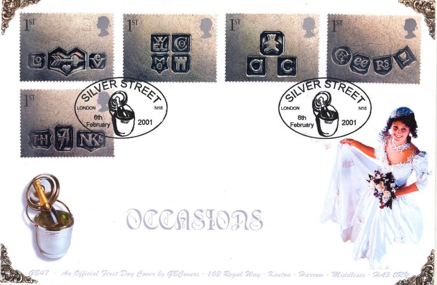 2001 (02) Occasions - GB Covers (Derek Williams) GB Official