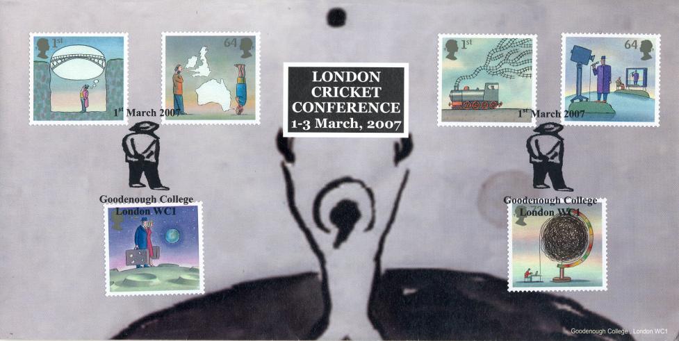 2007 (03) World of Invention (Stamps) - Bletchley Park Goodenough College Official