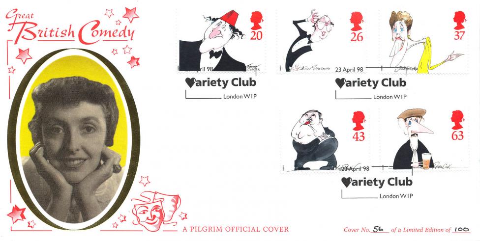 1998 (04) Comedians - Benham Pilgrim 'Variety Club' Official