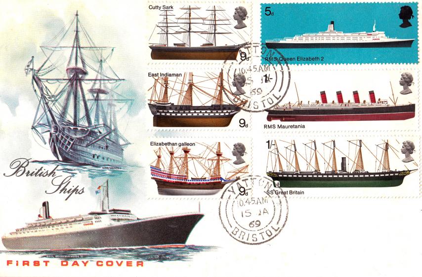 1969 (01) Ships - Connoisseur - Full Set - Yatton, Bristol CDS