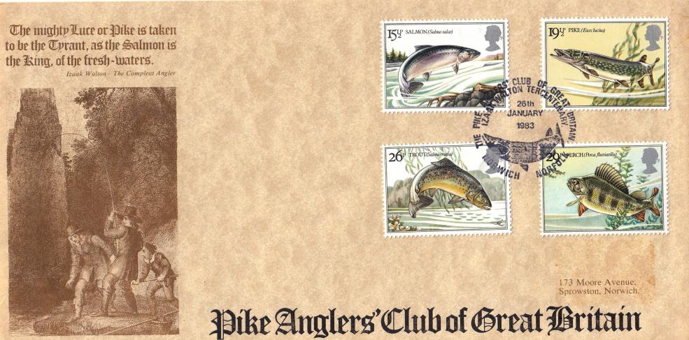 1983 (01) River Fish - Pike Anglers Club Of Great Britain Official