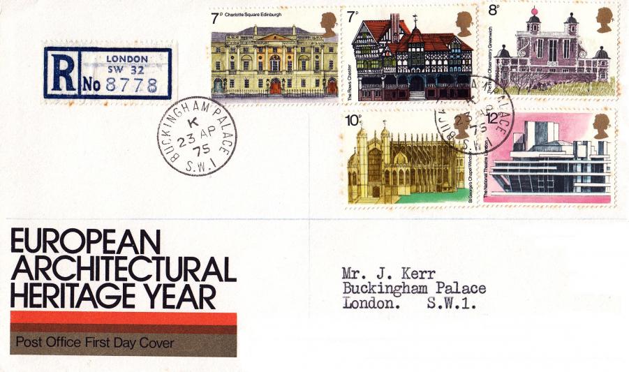 1975 (04) Architectural Heritage - PO - Buckingham Palace CDS