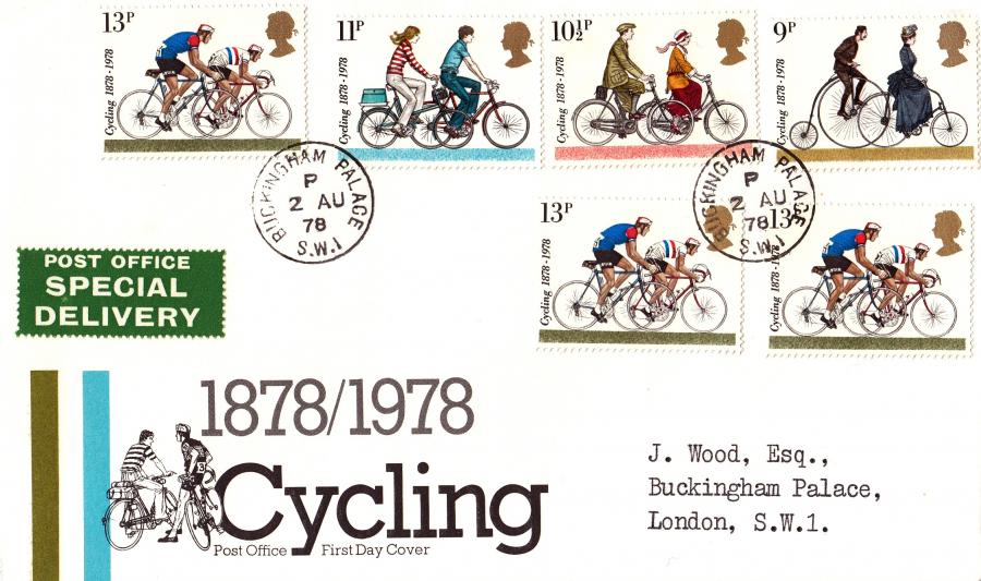 1978 (08) Cycling - PO - Buckingham Palace CDS