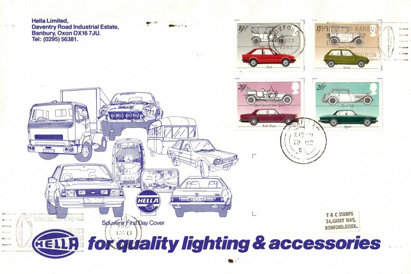 1982 (10) British Motor Cars - Hella of Banbury Cover - Hella of Banbury Slogan (Oxford Version)