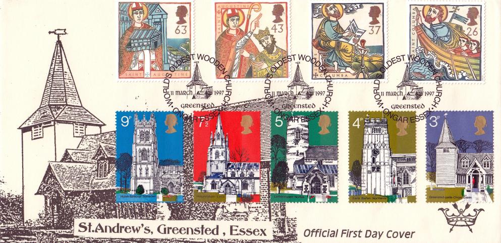 1997 (03) Missions of Faith - Havering St Andrews Church, Greensted, Ongar Official (WITH the 1972 Churches set)