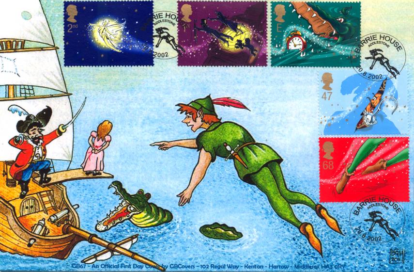 2002 (08) Peter Pan - Derek Williams GB Covers Official
