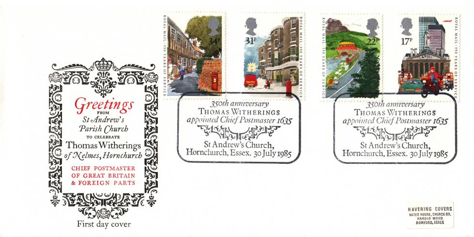 1985 (07) Royal Mail - St Andrews Parish Church Official