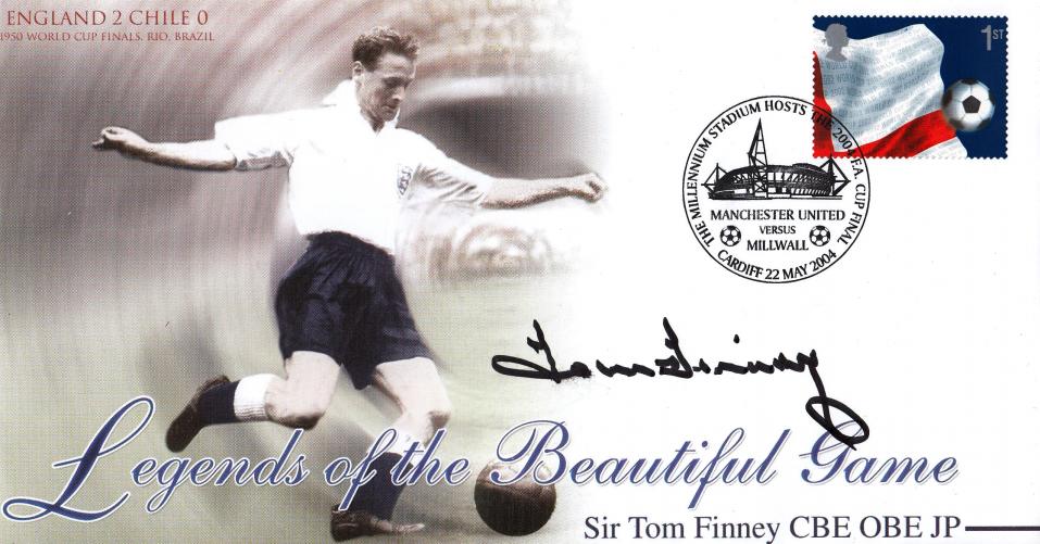 2004 (05) Legends Of The Beautiful Game - Featuring and signed by the late Tom Finney