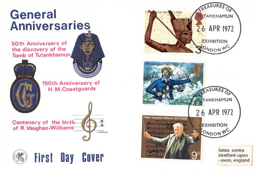 1972 (04) General Anniversaries - Wessex - Treasures of Tutankhamun Exhibition H/S