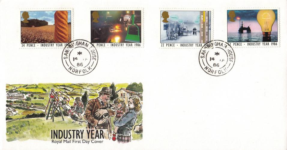 1986 (01) Industry - RM - Sandringham House CDS